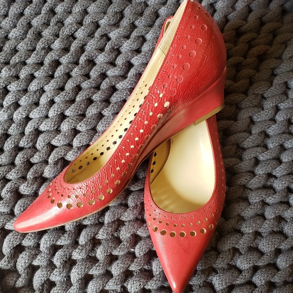 Butter wedge heels Made in Italy - Picture 2 of 8